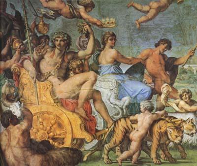 Annibale Carracci Triumph of Bacchus and Ariadne (mk08) Norge oil painting art